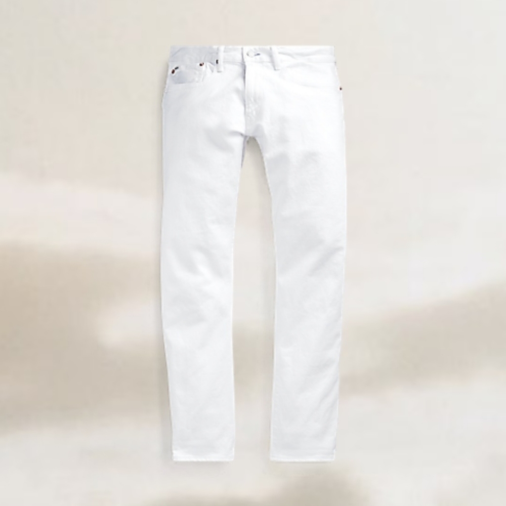 Ralph Lauren Men's Crisp White Slim Jeans